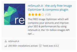 optimiser images wordpress plugin resmushit