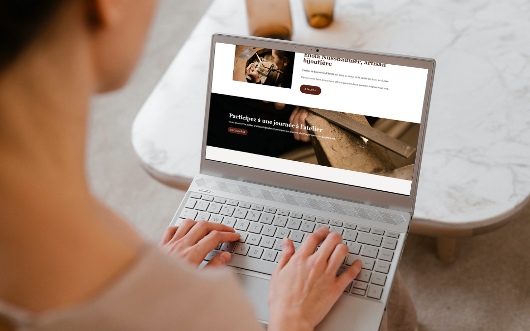 Refonte site e-commerce bijouterie artisanale